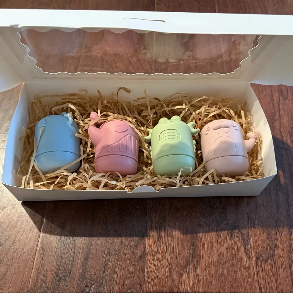 Silicone Baby/Toddler Bath Toy Gift Set